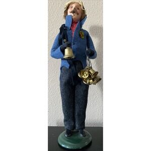 Byers‎ Choice 2008 Man Vendor Selling Holiday Jingle & Sleigh Bells